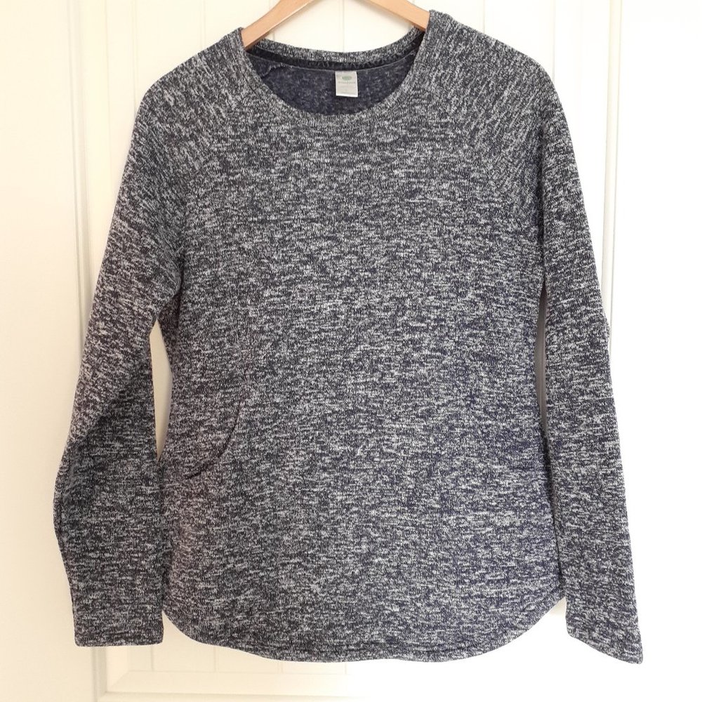 Aventura Bexlie Long Sleeve Fleece Top in Navy Size L